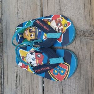 Paw Patrol Summer Beach Sandals Sz 5/6